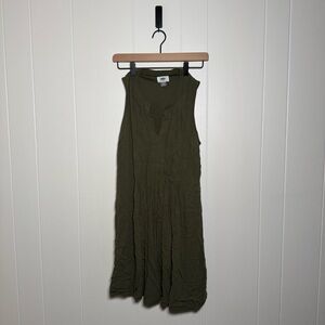 Old Navy Olive Green Mini Dress